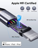USB A to Lightning Cable, iPhone Charger cable Nylon Braided, B005AL