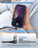 Right Angle USB C Cable, 90 Degree USB A to USB C Fast Charging Cable, B085AC