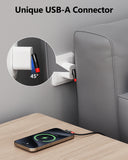 SUNGUY Right Angle 3A USB C Cable Fast Charging Data Cable B045C#