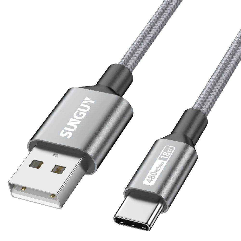 SUNGUY USB Type C Cable Fast Charging Data Cable B004C