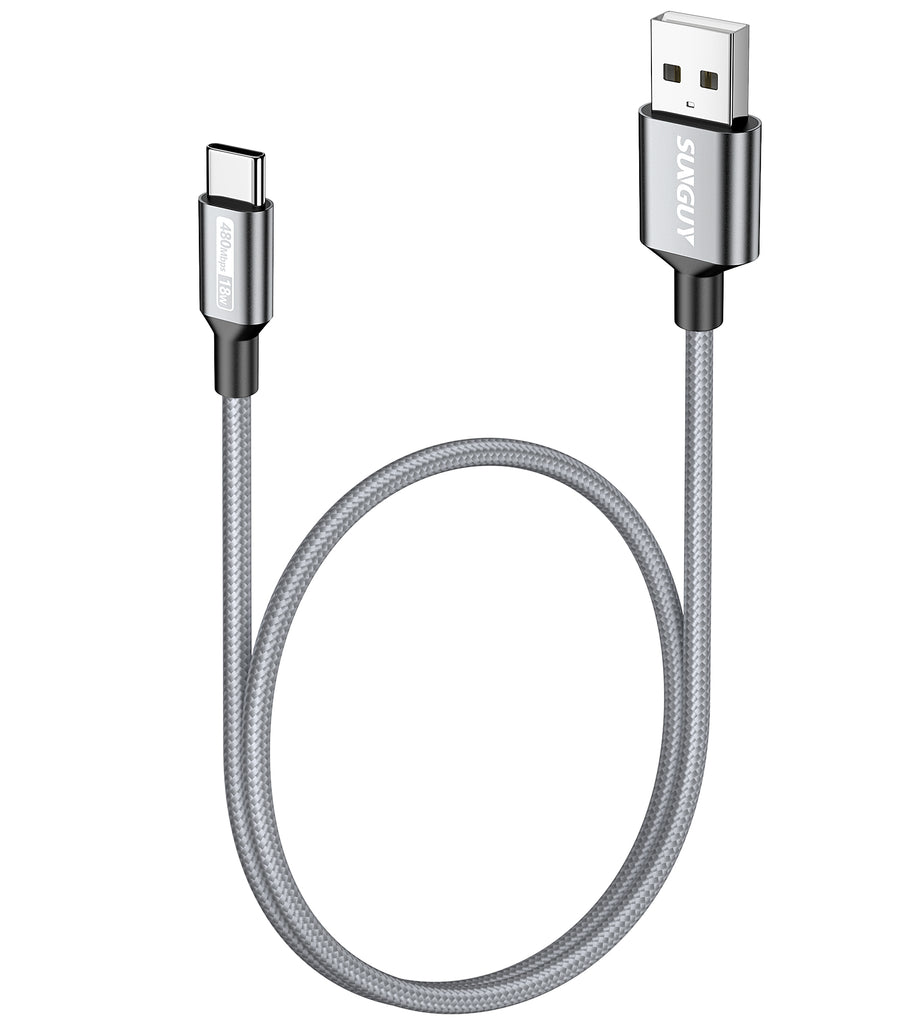 SUNGUY USB Type C Cable Fast Charging Data Cable B004C