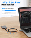 USB C 3.1 Gen 2 USB A Android Auto Cable 10Gbps 3A USB A to C Data Fast Charging Cable B104# (Wholesale & Customized)