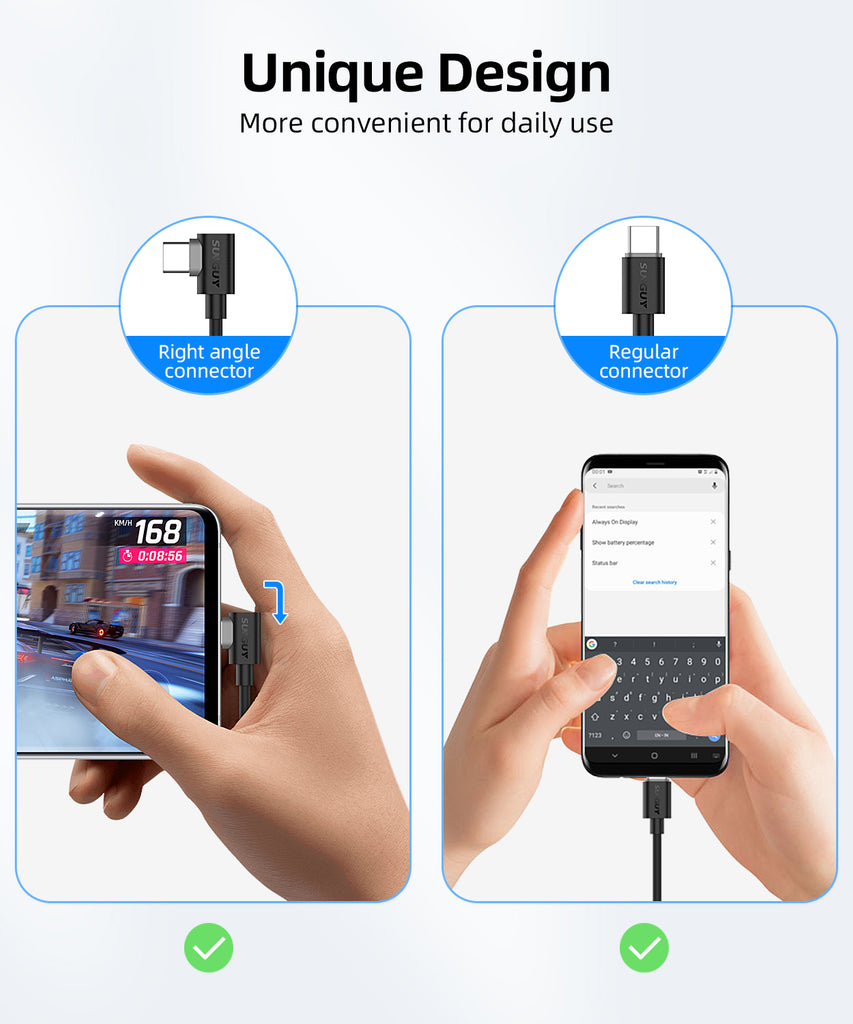 SUNGUY USB C to USB C cable 60W Charging Cable B033#