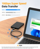 SUNGUY USB C to Micro B Cable USB 3.0, USB C Male to Micro B Male Hard Drive Cable Compatible (Wholesale & Customized)