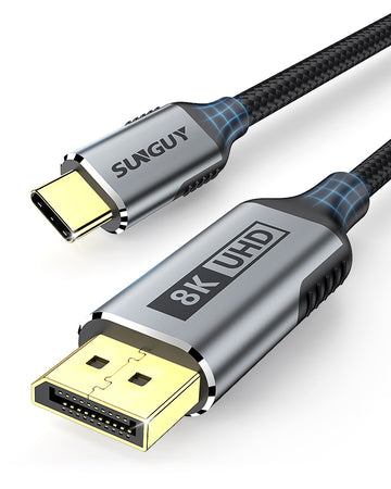 SUNGUY USB C to DisplayPort Cable, Unidirectional Cable, B210