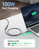 SUNGUY USB C Extension Cable 20Gbps 4K Output USB 3.2 Gen2 USB C Male to C Female 100W Charging Cable,Wholesale 100pcs / Lot B121