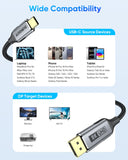 USB C to DisplayPort Cable, Unidirectional Cable, B210