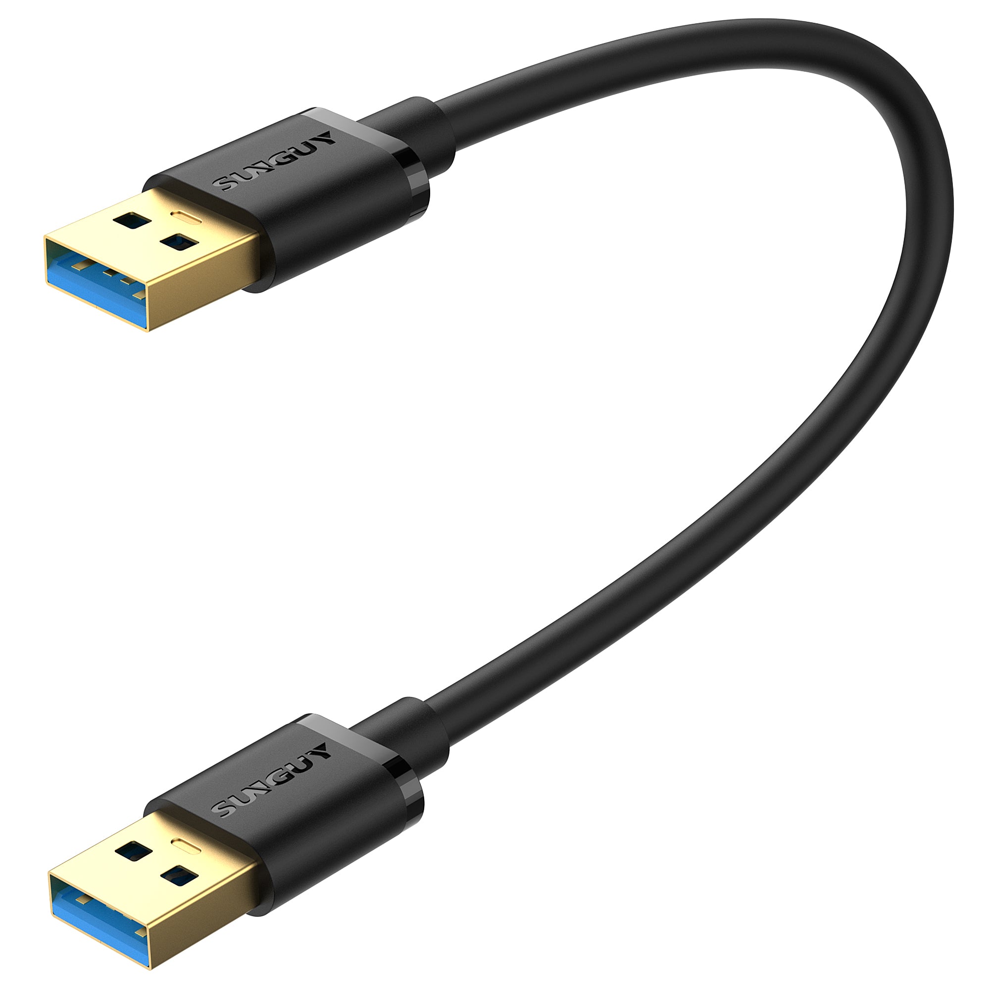 SUNGUY USB 3.0 Cable 5Gbps SuperSpeed Cable USB A male to A male Cable B050AA#