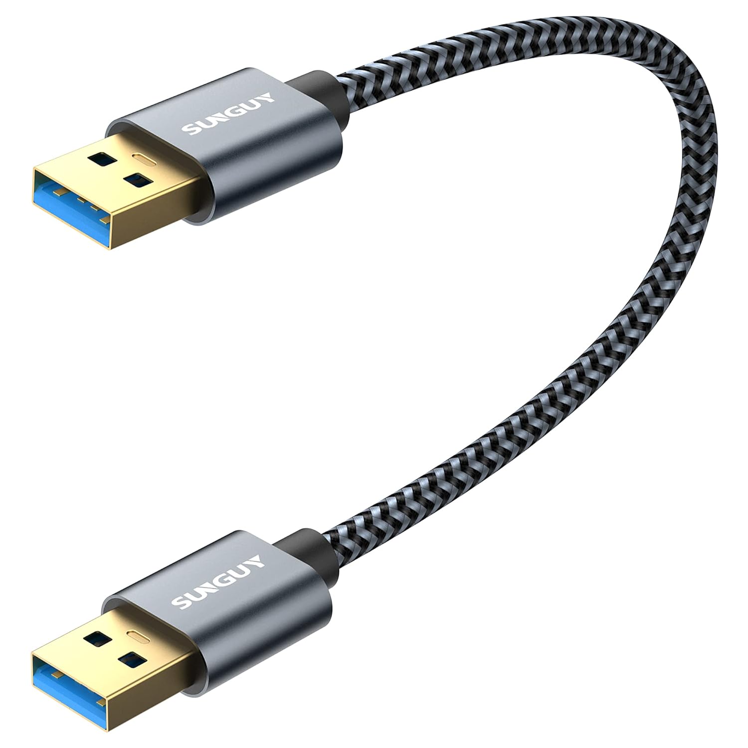 SUNGUY USB 3.0 Cable 5Gbps SuperSpeed Cable USB A Male to A Male Cable,  B106