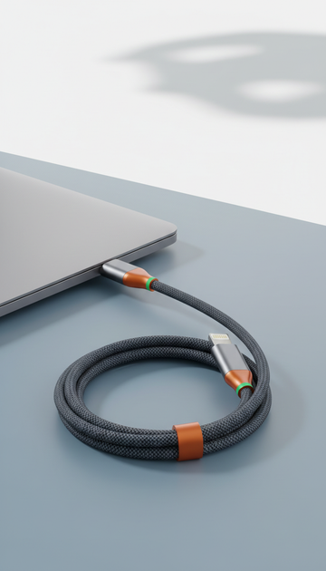 Lightning to usb-a reinforced cable