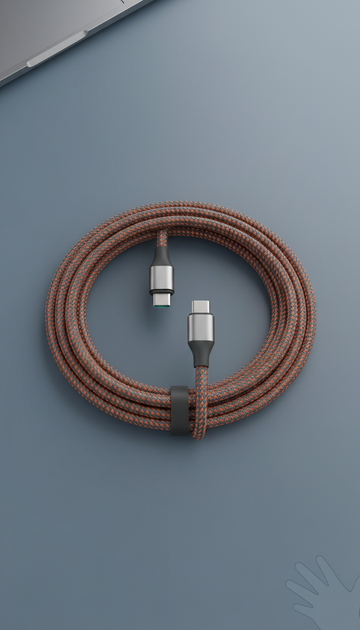 Usb-c to usb-c braided cable