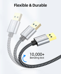SUNGUY USB 3.0 Cable 5Gbps SuperSpeed Cable USB A male to A male Cable B106#