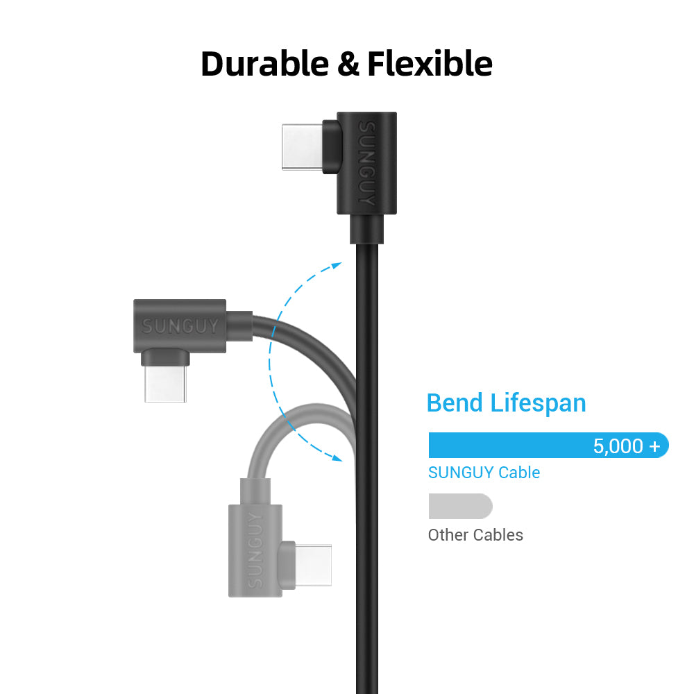 SUNGUY USB A to USB C  Cable  3A 18W Fast Charging Data Cable,  B030C