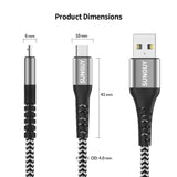 SUNGUY Micro USB 2.0 Cable Braided Fast Charging Data Sync Cord (Wholesale & Customized)