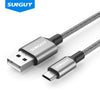 SUNGUY Micro USB 2.0 Nylon Braided Fast Charging & Data Cable (Wholesale & Customized) B004B#